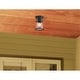 preview thumbnail 5 of 3, Westinghouse Lighting Emma Jane 7-Inch One-Light Outdoor Semi-Flush Mount, Amber Bronze Finish with Clear Seeded Glass - 1-Light