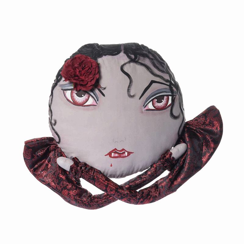 Vampira Zombinaland Halloween Decorative Soft Figurine Pillow