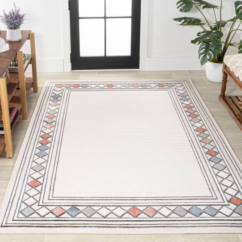JONATHAN Y Star Abstract Swirl Area Rug