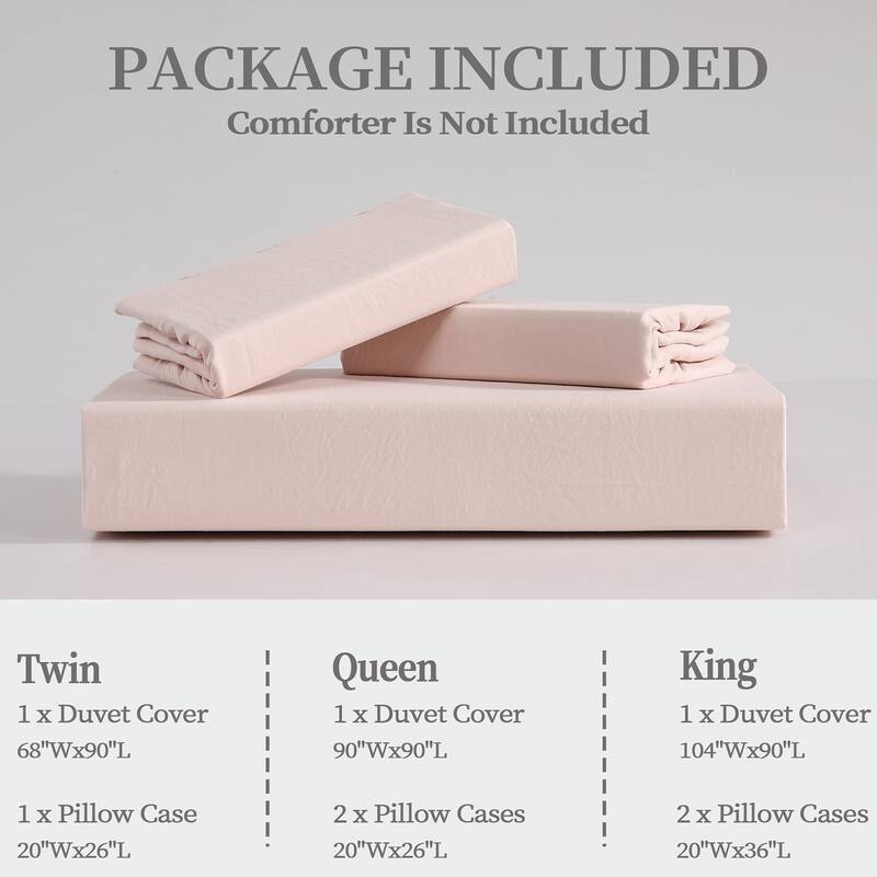 Super Soft 3Pcs Duvet Cover Set, with 1 Duvet Cover with 2 Pillow Shams
