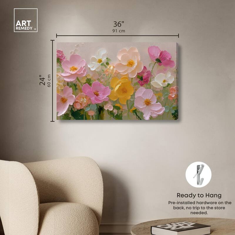 Expressed in Petals II Canvas by Art Remedy, Gallery Wrapped
