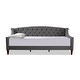preview thumbnail 11 of 103, Silver Orchid Performance Fabric Heston Upholstered Tufted Sofa Bed
