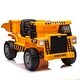 preview thumbnail 8 of 78, 12V Ride-On Dump Truck for Kids, Remote Control, Forward/Reverse, Bluetooth, Ages 3-8