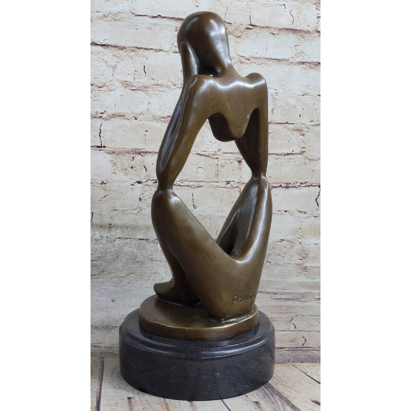 Modern Art - Cubism Sculpture From Francsisci Signed Artwork Figurine Figure