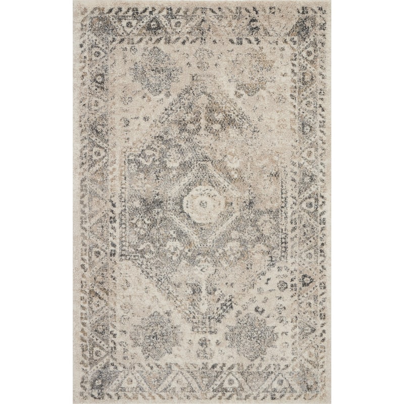 Power Loomed Distressed Stain Resistant Soft Area Rug - 72' X '48' X '0.75