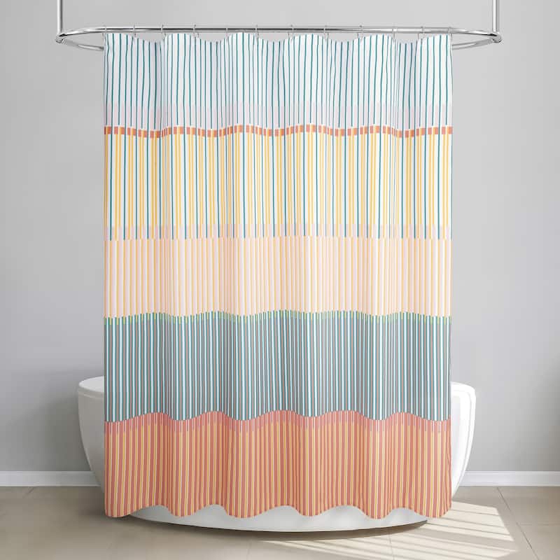 Market Stripe Shower Curtain