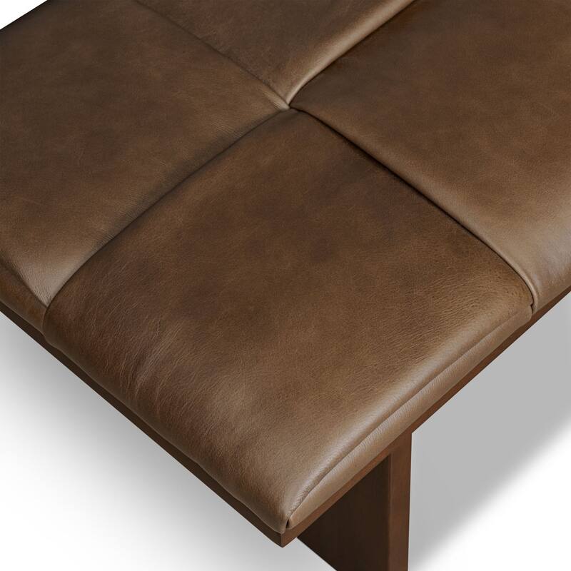 Poly & Bark Lapua 55" Leather Bench