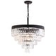 preview thumbnail 22 of 48, Gaines Crystal LED Chandelier, Polished Nickel/Clear by JONATHAN Y