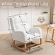 preview thumbnail 16 of 66, HOMYKA 27.3" Wide Rocking Chair for Nursery Room