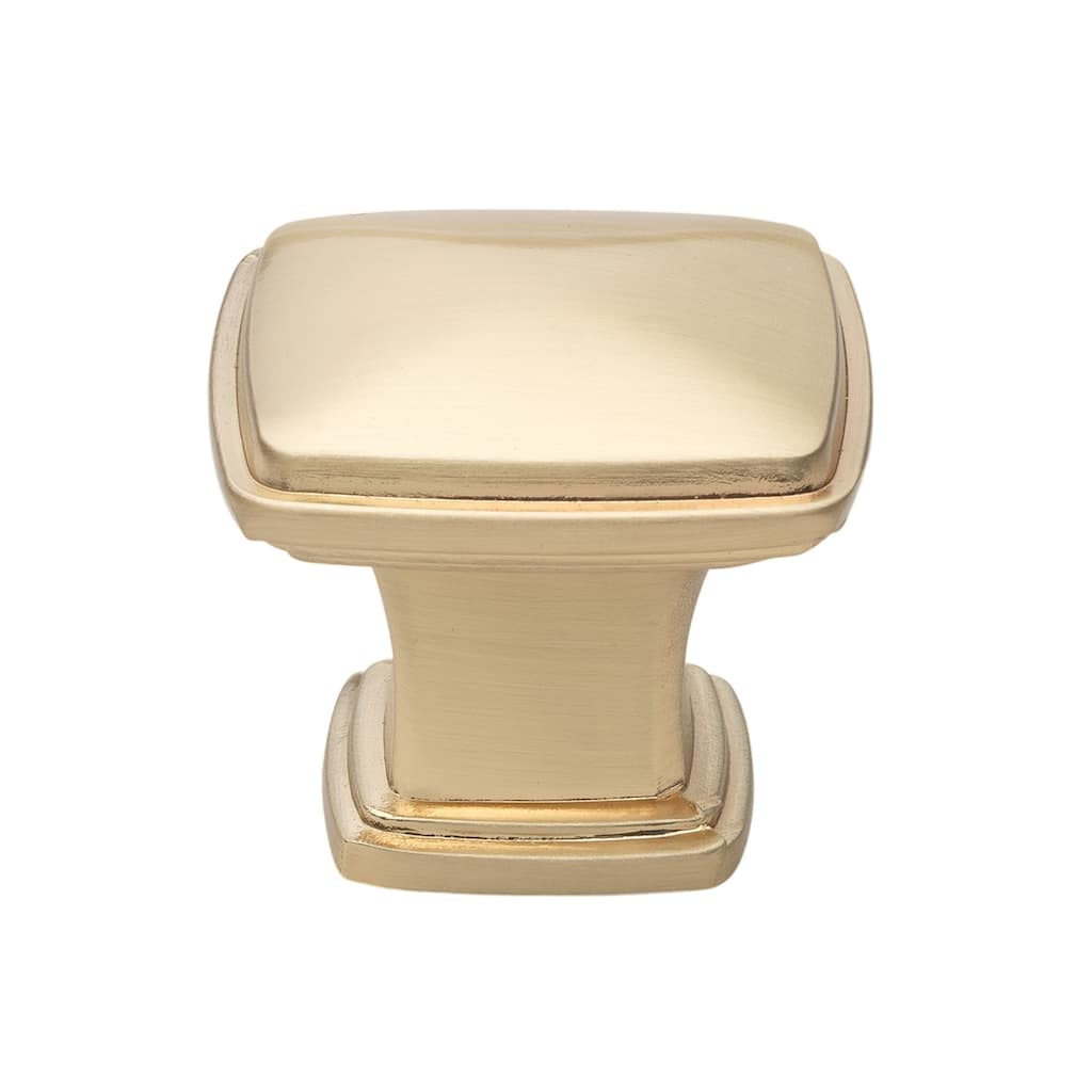 GlideRite 1.25 Inch Square Decorative Cabinet Knob