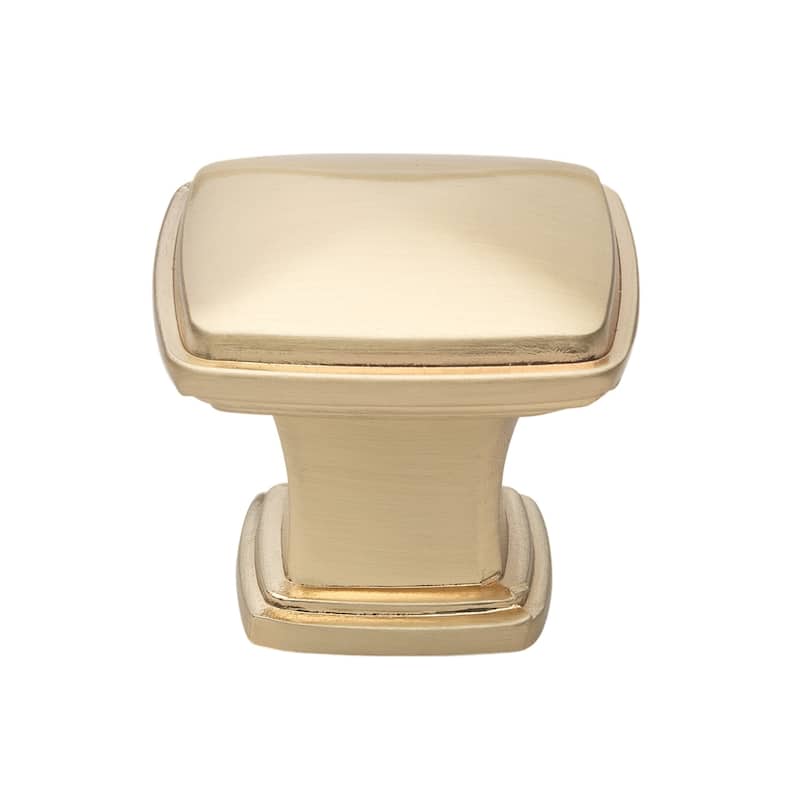 GlideRite 1.25 Inch Square Decorative Cabinet Knob