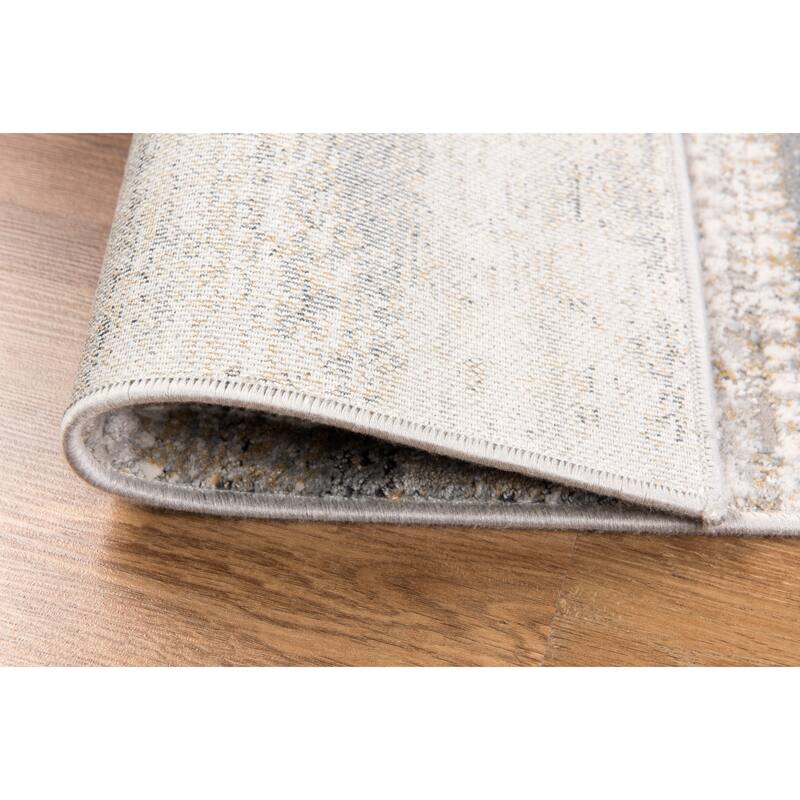 Christian Abstract Striped Area Rug