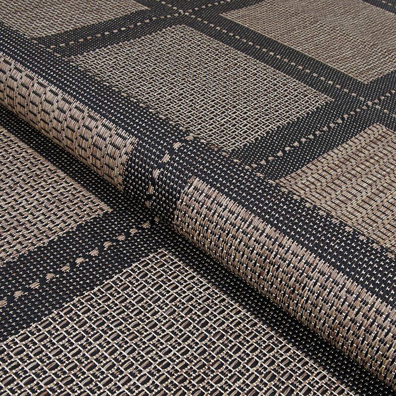 Dream Decor Rugs Pergola Checkers Indoor Outdoor Area Rug