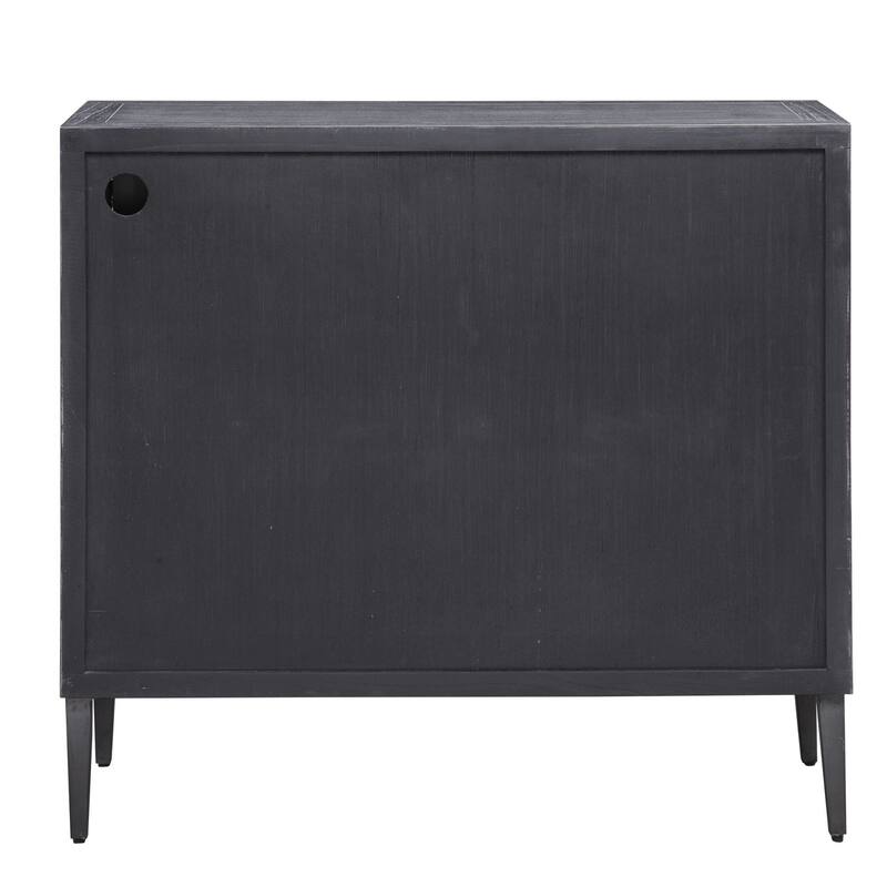Uttermost Laurentia 37" Wide 2 Shelf Lodge Style Accent Cabinet with