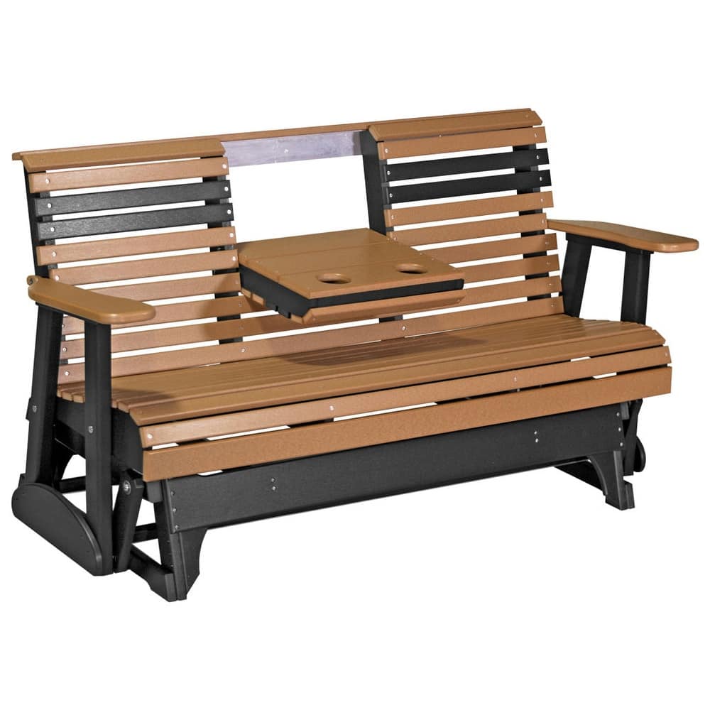 Poly Lumber Plain Rollback Patio Glider