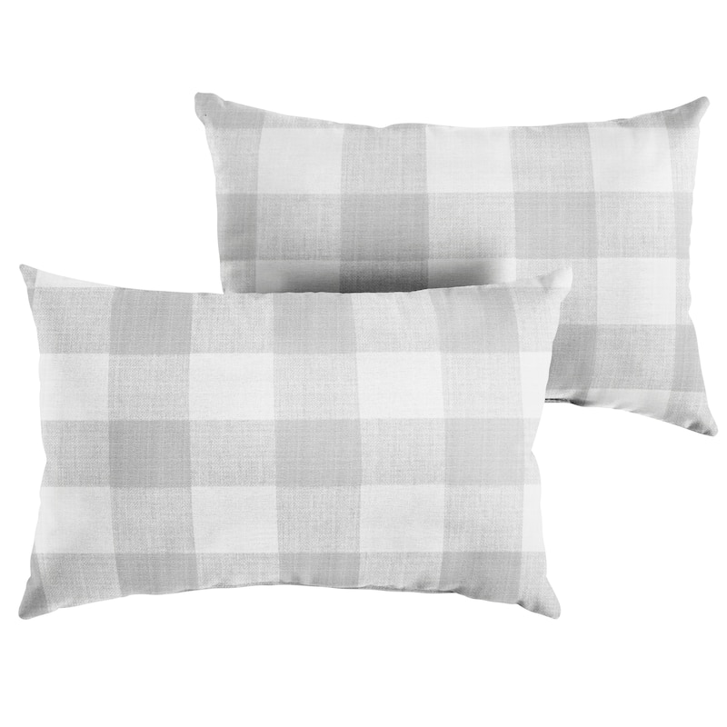 Sorra Home Outdoor Knife Edge Pillow Set of 2