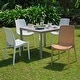 preview thumbnail 21 of 25, Rue Resin Stackable All-Weather Patio Dining Chairs, Set of 4
