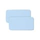 preview thumbnail 35 of 38, BreathableBaby All-in-One Fitted Sheet & Waterproof Cover for 33" x 15" Bassinet Mattress (2-Pack) Light Blue