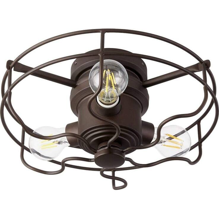 3 light industrial close to ceiling light fixture farmhouse cage ceiling lamp