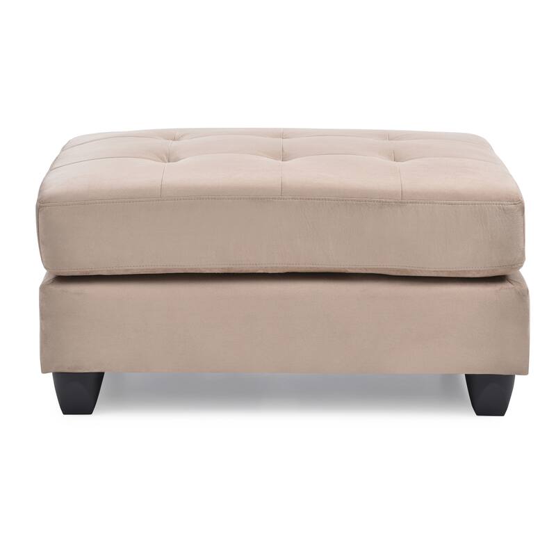 Malone G634O Ottoman Comfortable choice, multiple functions, classic design, and cozy corners , MOCHA