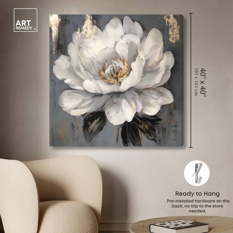 Ivory Incarnation I Canvas by Art Remedy, Gallery Wrapped