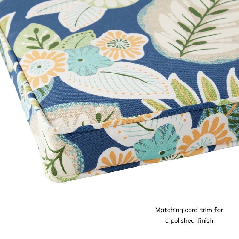 Greendale Home Fashions 18-Inch Square Outdoor Chair Pad (4-Pack)