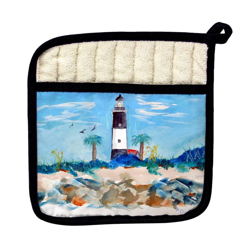 Tybee Lighthouse, GA Pot Holder - 9x9