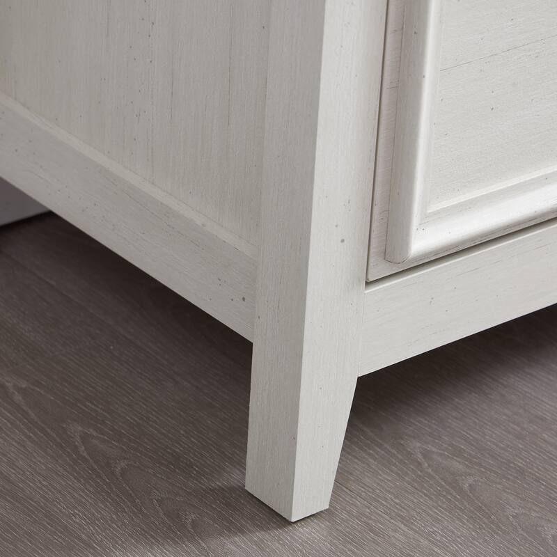 Beige Modern 7-Drawer Dresser, Spacious Clothes Storage Cabinet