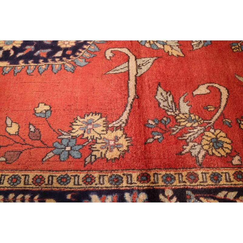 ECARPETGALLERY Hand-knotted Anadol Light Red Wool Rug - 4'8 x 7'9