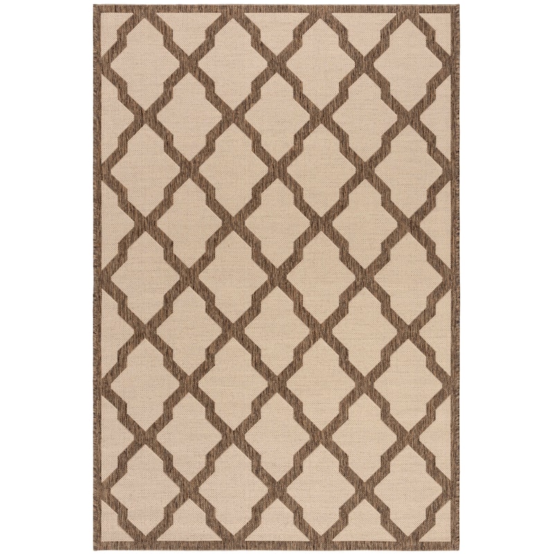 SAFAVIEH Beach House Petrona Indoor/ Outdoor Waterproof Patio Backyard Rug
