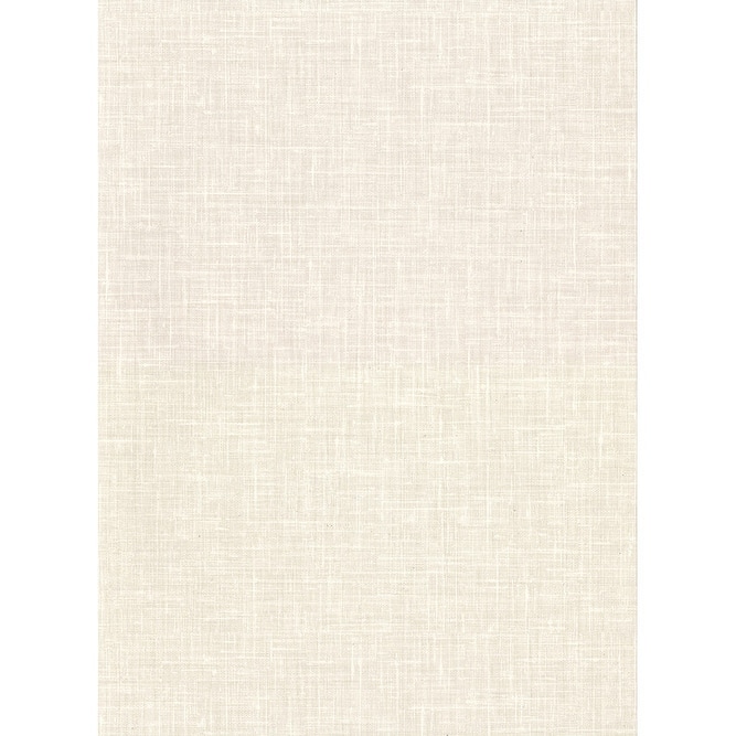 Warner Upton Cream Faux Linen Wallpaper