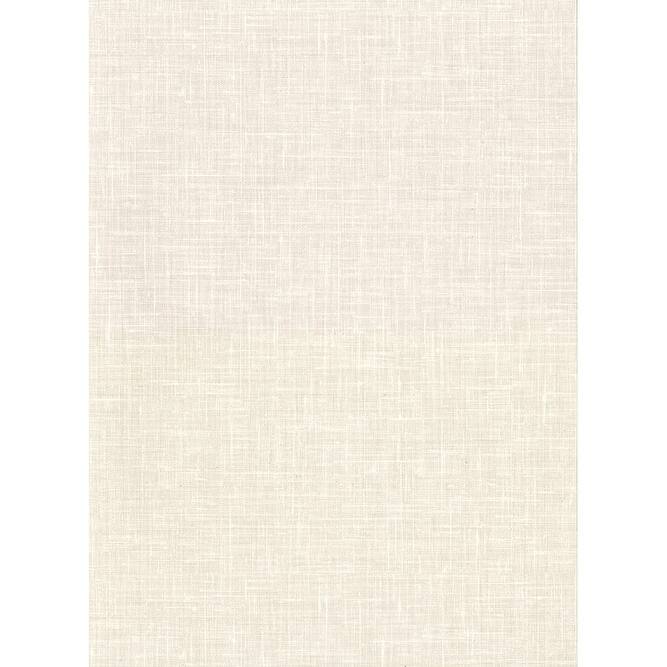 Warner Upton Cream Faux Linen Wallpaper