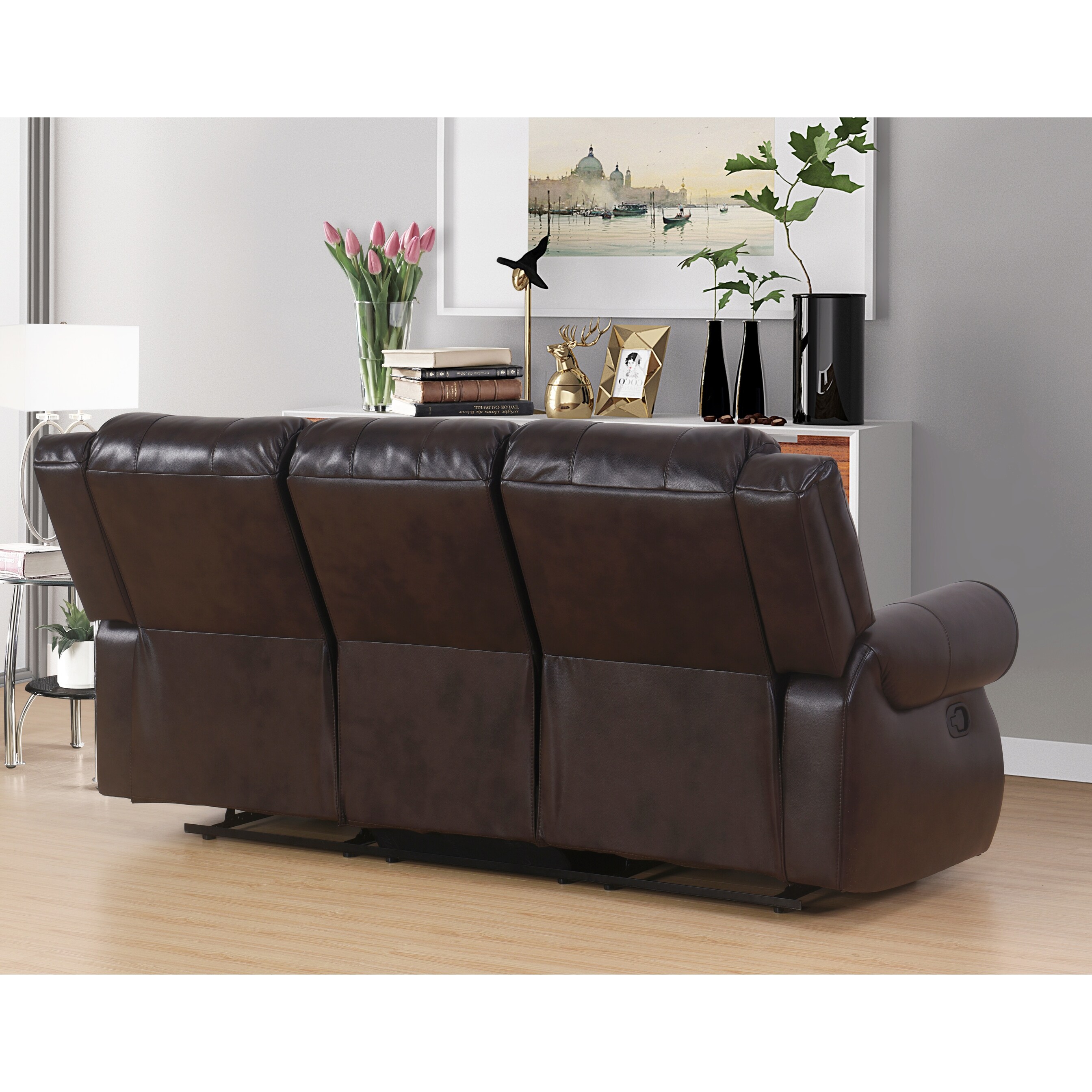 Bradford fabric powered recliner sofa outlet