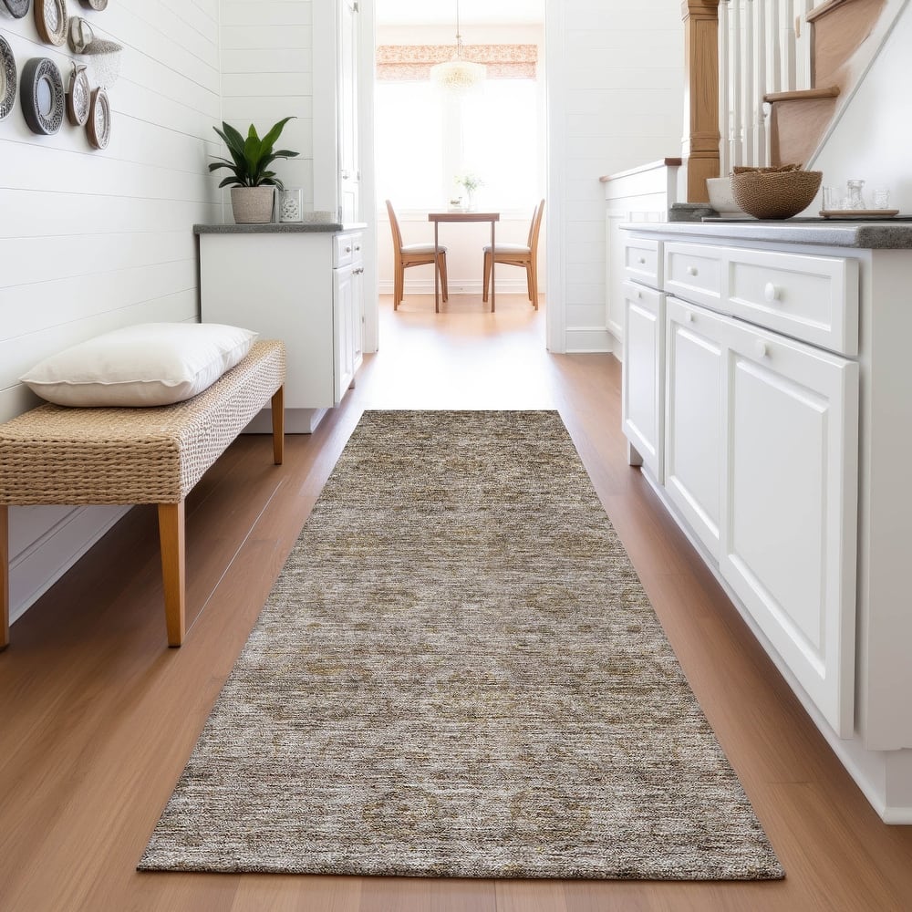 Premium Washable Super Soft Ombre Damask Mayfield Rug