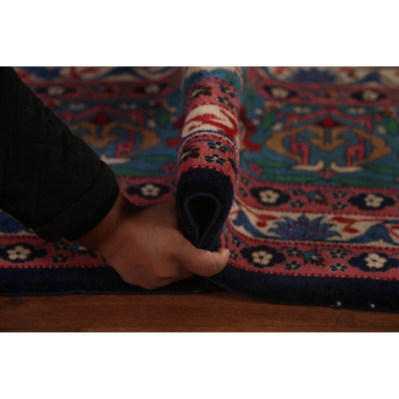 Vegetable Dye Tabriz Chinese Area Rug Handmade Wool Carpet - 9'3"x 12'1"