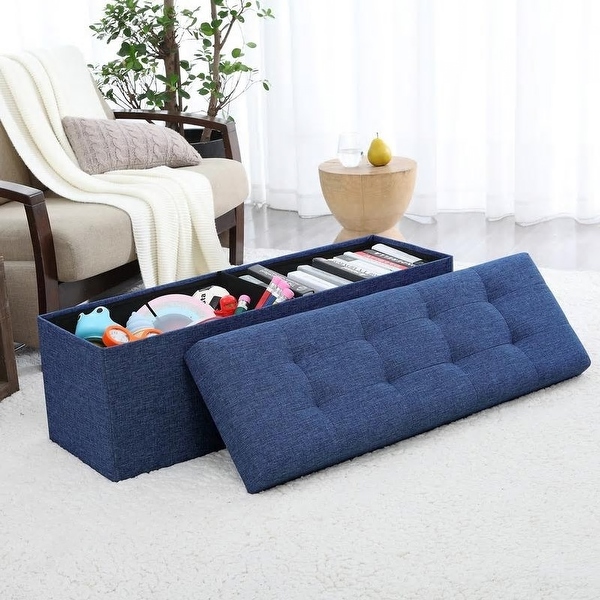 Foldable discount storage stool