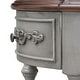 preview thumbnail 11 of 42, Vintage Curved Console Table Sofa Table Entryway Table with 4 Drawers and Bottom Shelf
