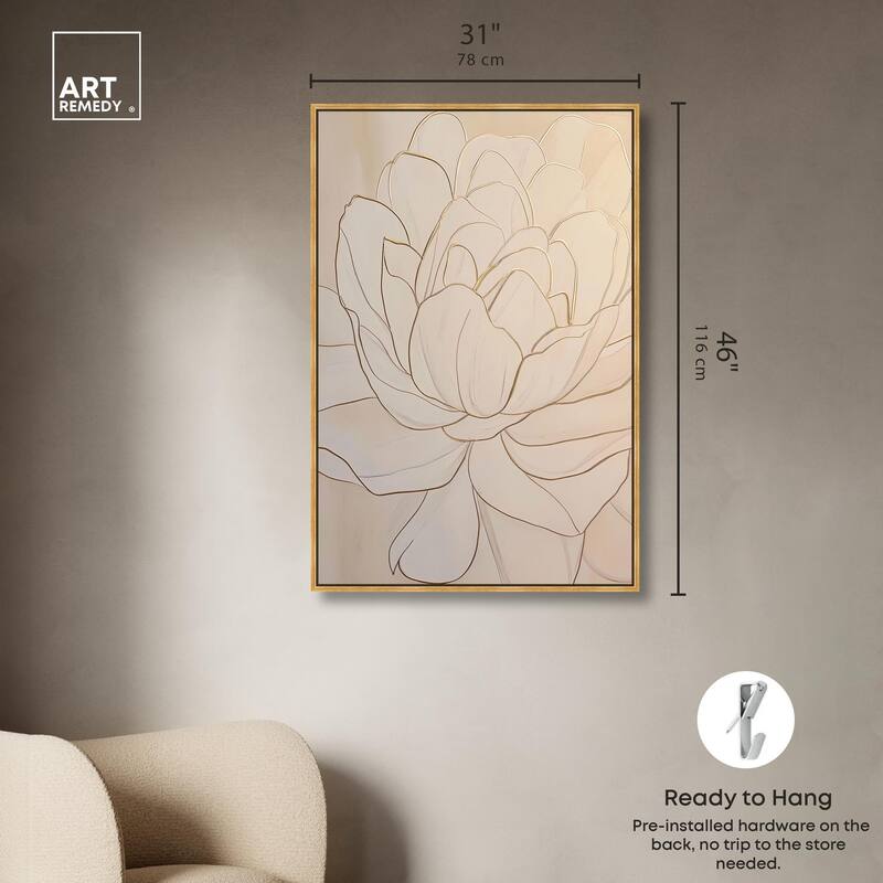 Sculpted Shards I Canvas by Art Remedy
