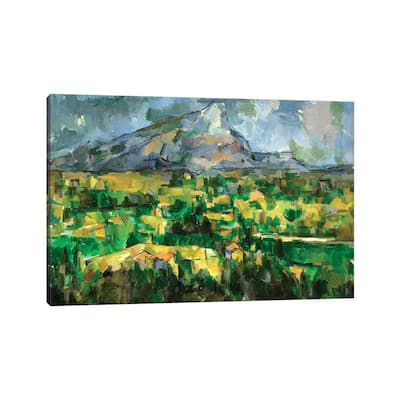 iCanvas "Mont Sainte-Victoire, c.1902 " by Paul Cezanne Canvas Print