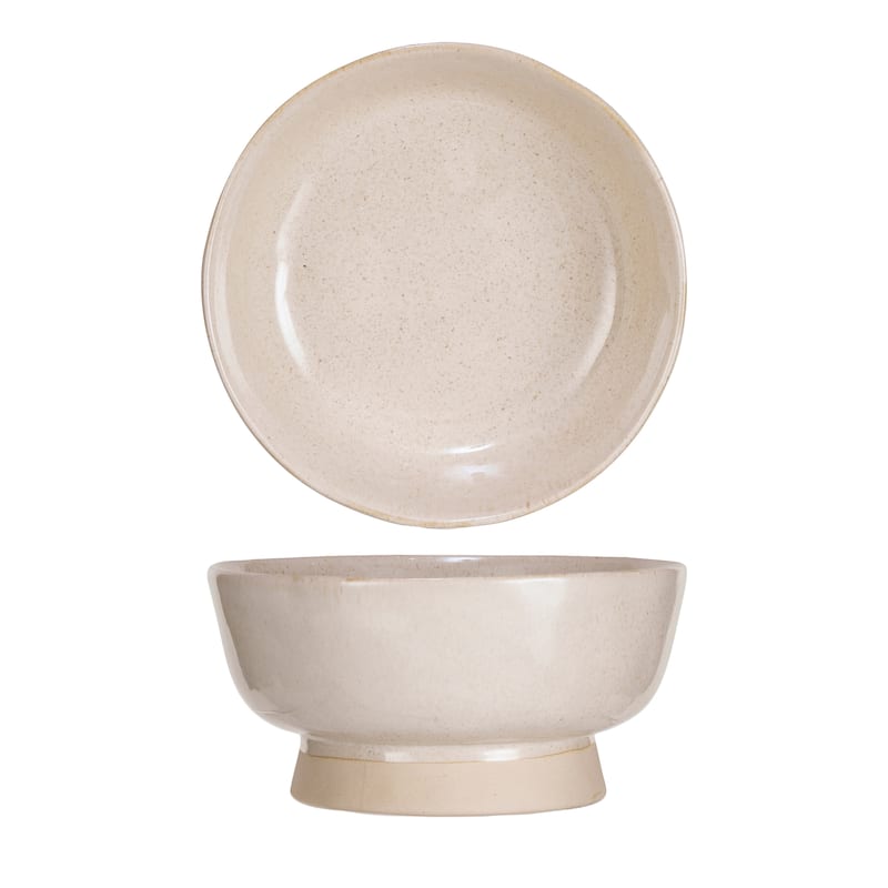 Stoneware Bowl with Speckled Glaze - 7.0"L x 7.0"W x 3.4"H