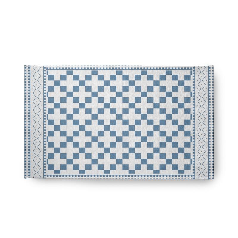 Cross and Squares Rug