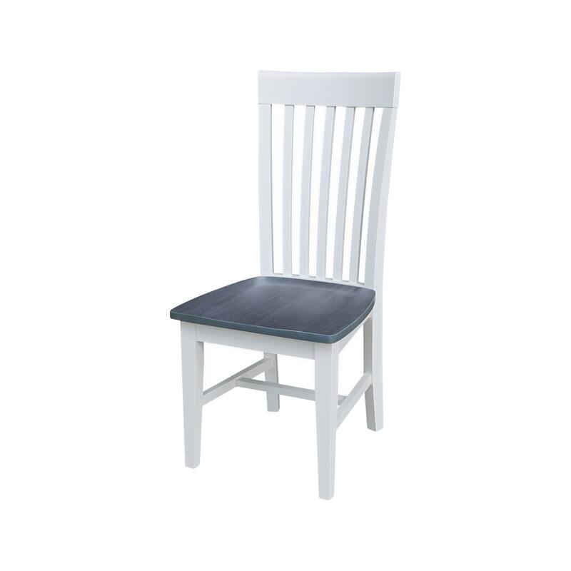Solid Wood Tall Mission Dining Chairs, Set of 2