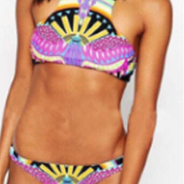 junior high neck bikini
