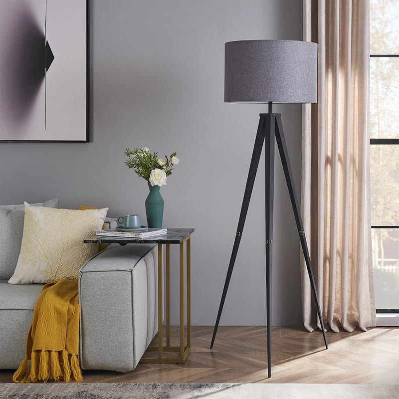 ROSEN GARDEN Floor Lamp, Modern Reading Light, Bulb Not Included
