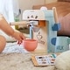 preview thumbnail 2 of 7, Tiny Land® Wooden Kids Play Coffee Maker Set