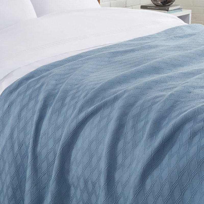 Aston & Arden Eucalyptus Tencel and Cotton Thermal Blanket