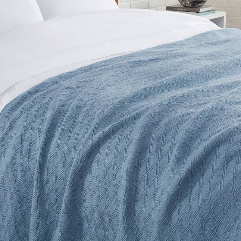 Aston & Arden Eucalyptus Tencel and Cotton Thermal Throw