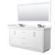 Option White, Nickel Trim, White Quartz Top