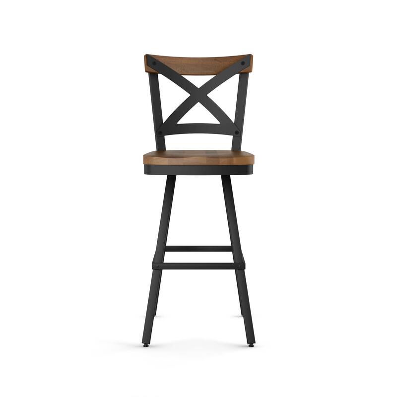 Amisco Jasper Swivel Counter and Bar Stool