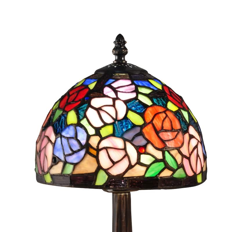 Carnation Tiffany Accent Table Lamp